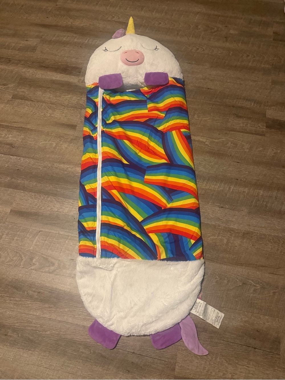 Happy Napper Kids Rainbow Unicorn sleeping bag 20x54โ